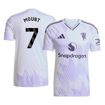 MOUNT #7 Manchester United Extérieur Maillot 2025/26 Blanc