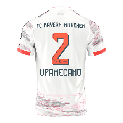 UPAMECANO #2 Munich Extérieur Maillot 2025/26 Blanc