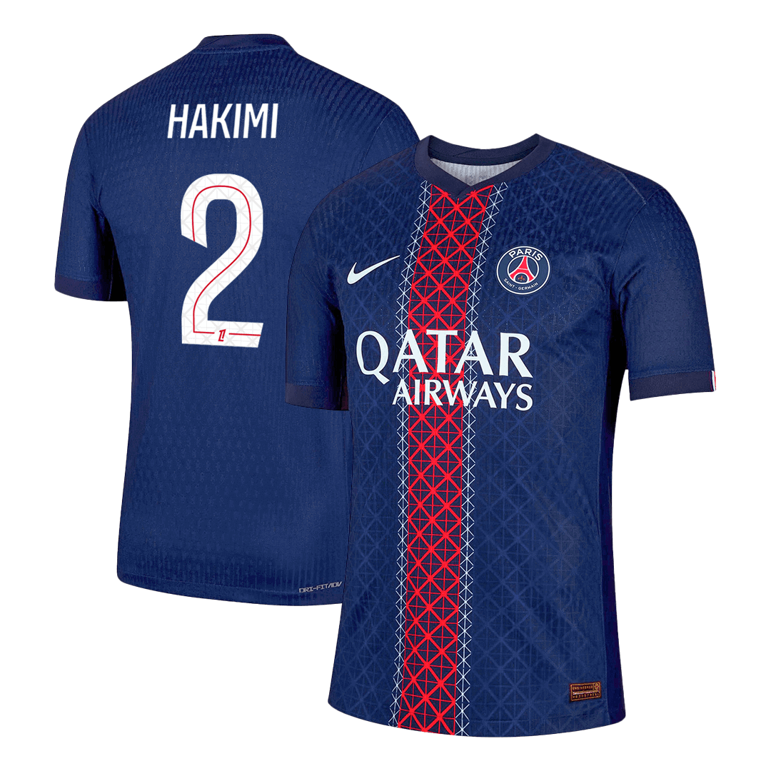 HAKIMI #2 Les Paris Domicile Maillot 2025/26 Bleu marine Joueur