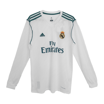 Vintage Real Madrid Domicile Maillot Manches Longues 2017/18