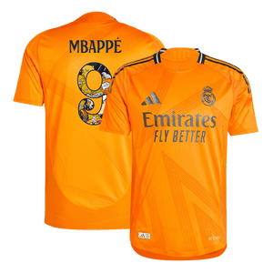 MBAPPÉ #9 Real Madrid Extérieur Maillot 2024/25 Authentique - Bear Champ Font