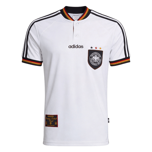 Retro Duitsland Thuis Shirt 1996 Wit
