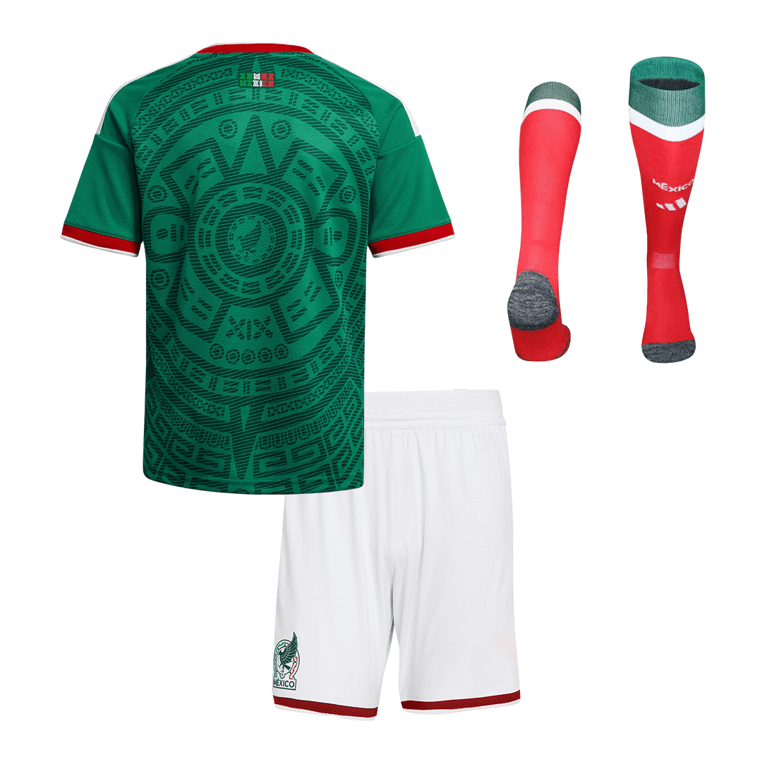Mexique Domicile Maillot Kit 2025/26 Enfant Vert