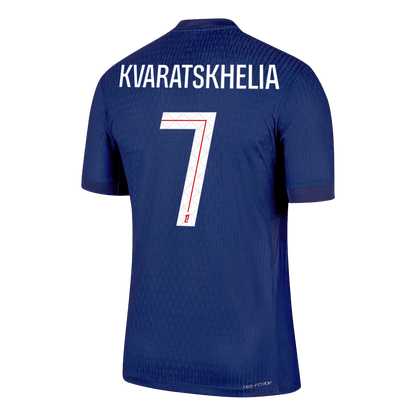 KVARATSKHELIA #7 Paris Saint-Germain Domicile Maillot 2025/26 Authentique
