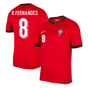 B.FERNANDES #8 Portugal Domicile Maillot 2024 - Super