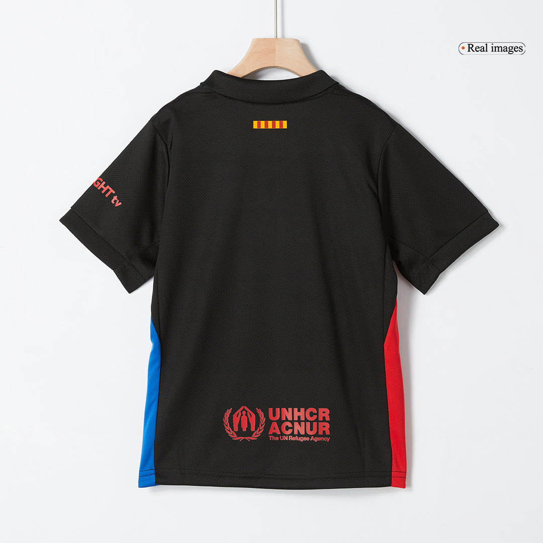 Barcelone Extérieur Maillot Kit 2024/25 Enfant - Mon Maillot Foot Store