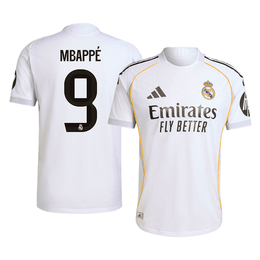 MBAPPÉ #9 Real Madrid Domicile Maillot 2025/26 Authentique