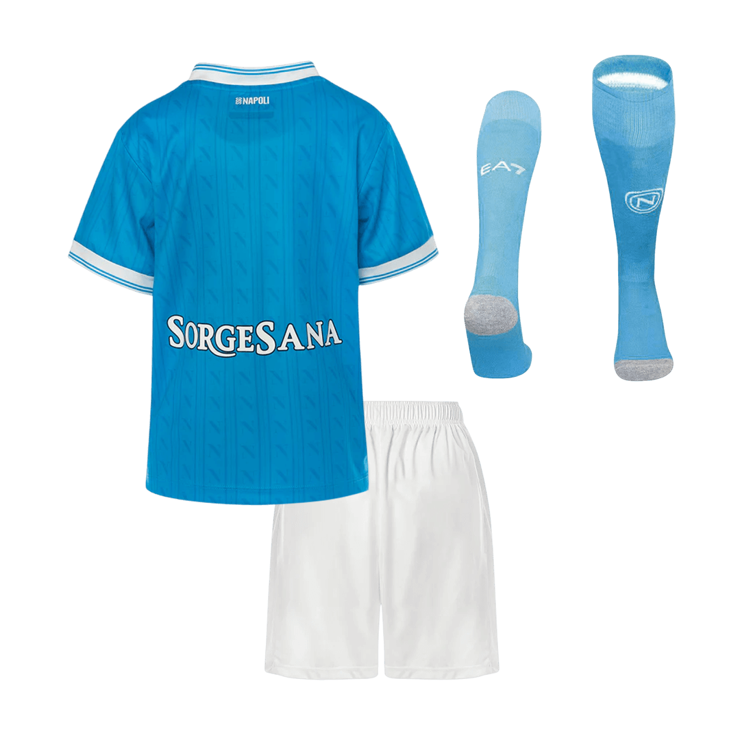 Naples Domicile Maillot Kit 2025/26 Enfant Bleu