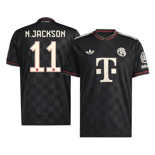 N.JACKSON #11 Munich Third Maillot 2025/26 Noir