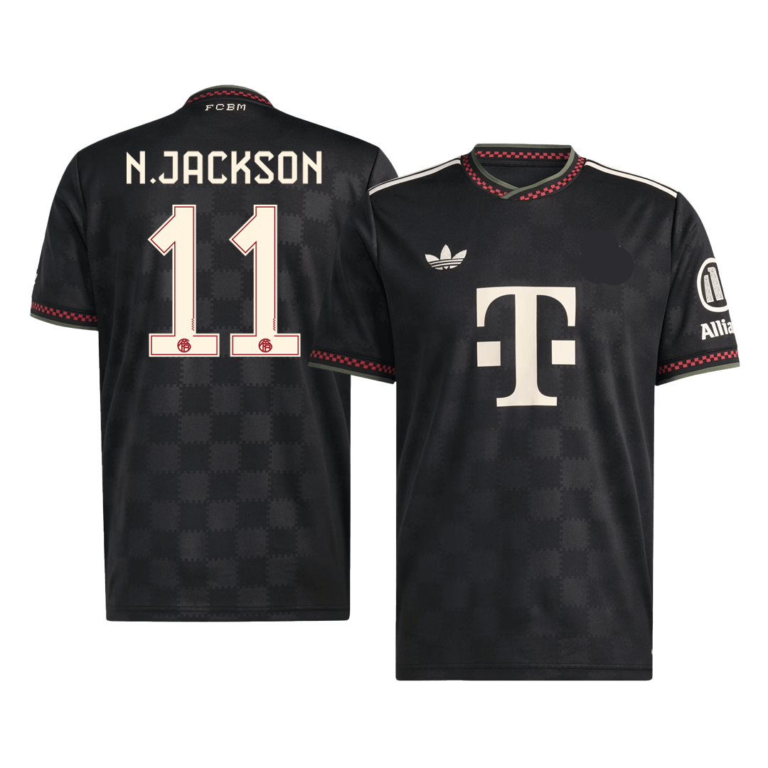 N.JACKSON #11 Munich Third Maillot 2025/26 Noir