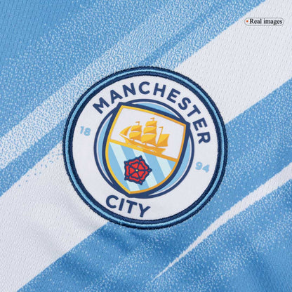 CHERKI #10 Manchester City Domicile Maillot 2025/26 Bleu - Super