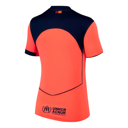 Vrouw Barcelona Derde Thuisshirt 2025/26 Oranje