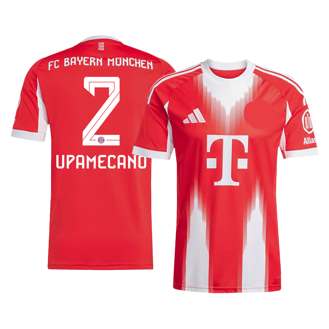 UPAMECANO #2 Munich Domicile Maillot 2025/26 Rouge