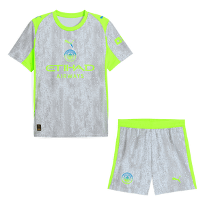 Manchester City Third Maillot Kit 2025/26 Gris