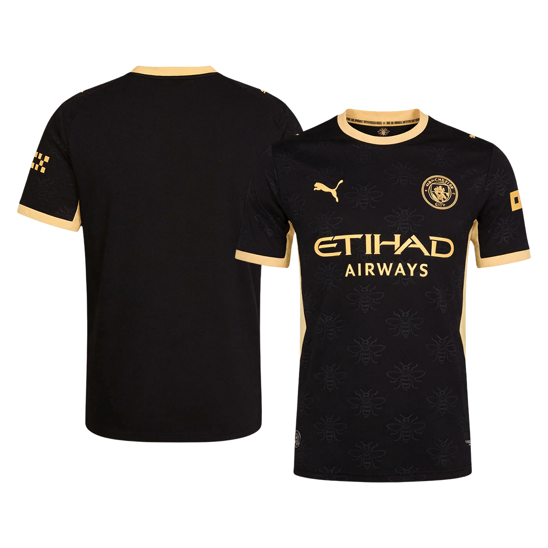 HAALAND #9 Manchester City Extérieur Maillot 2026/27 Noir Joueur