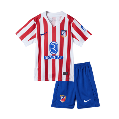 Atlético Domicile Maillot Kit 2025/26 Junior Red&White
