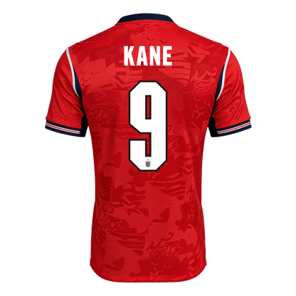 KANE #9 Engeland Uit Thuisshirt - Wereldkampioenschap 2026 Rood