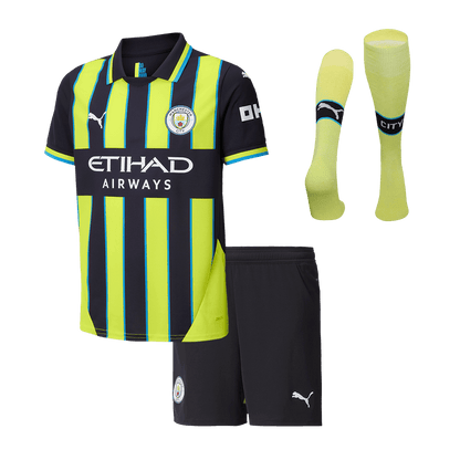 Manchester City Extérieur Maillot Kit 2024/25 Enfant