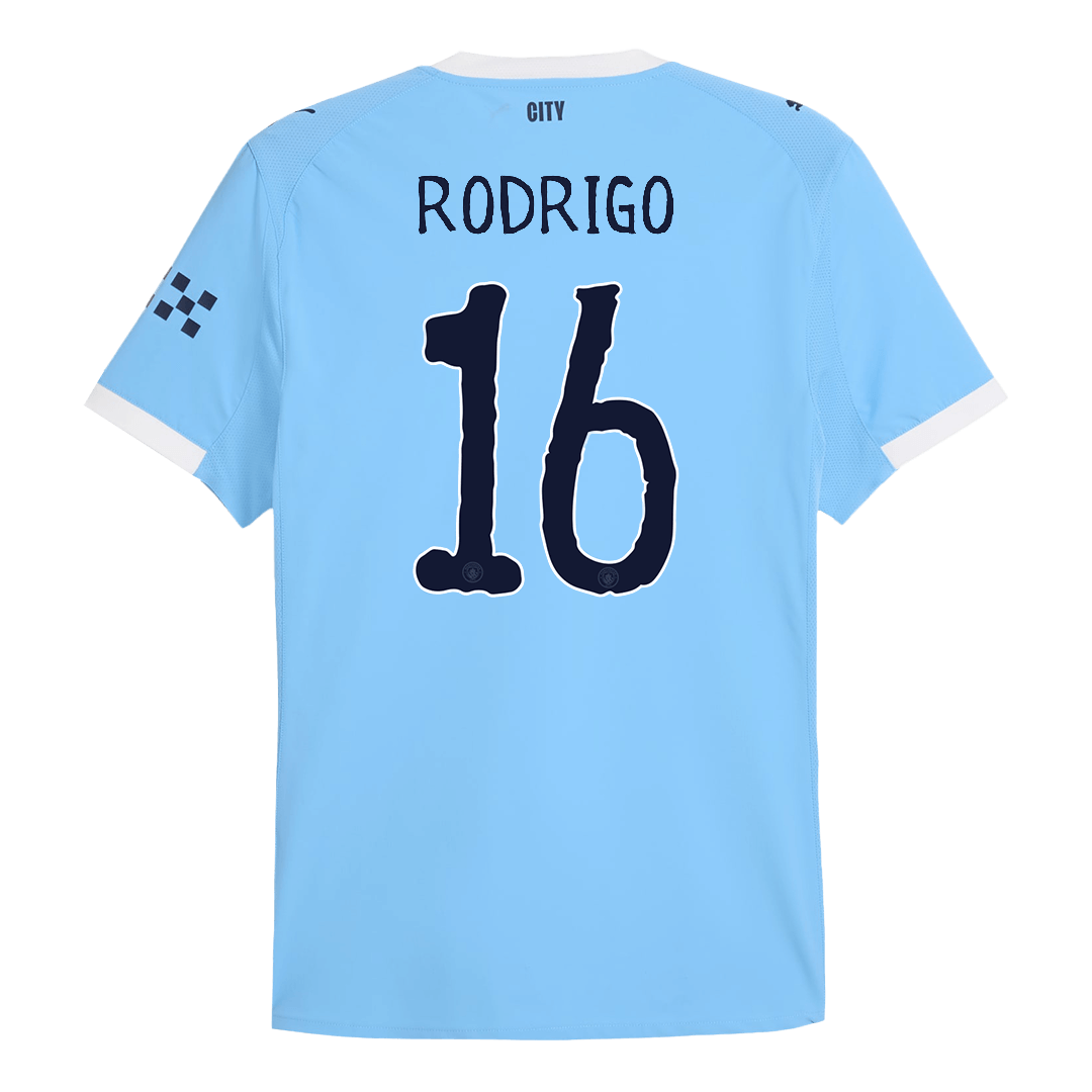 RODRIGO #16 Manchester City Domicile Maillot 2025/26 Authentique - Club World Cup