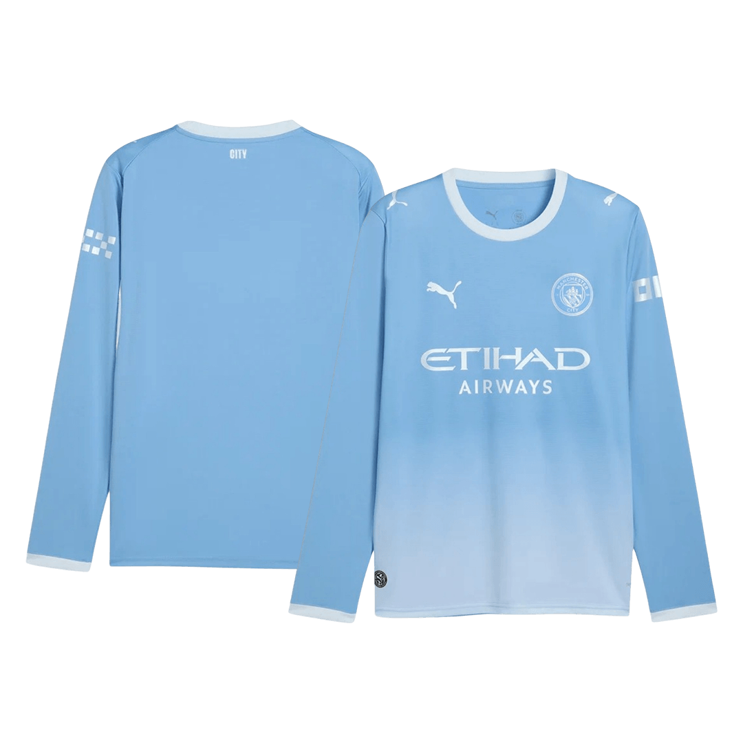 Manchester City Domicile Maillot Manches Longues 2026/27 Bleu
