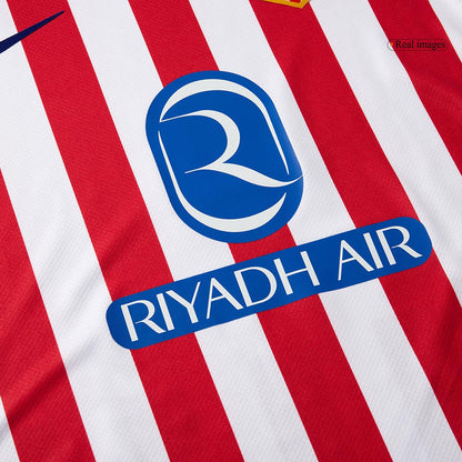 SØRLOTH #9 Atlético Thuisshirt 2025/26 Rood & Wit