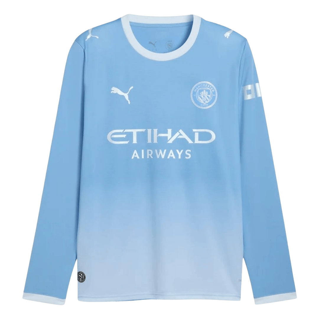Manchester City Domicile Maillot Manches Longues 2026/27 Bleu