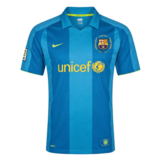 Retro Barcelona Uitshirt 2007/08 Blauw