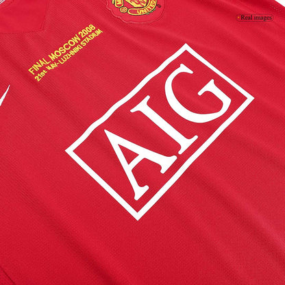Vintage Manchester United Domicile Maillot 2007/08 - UCL Final