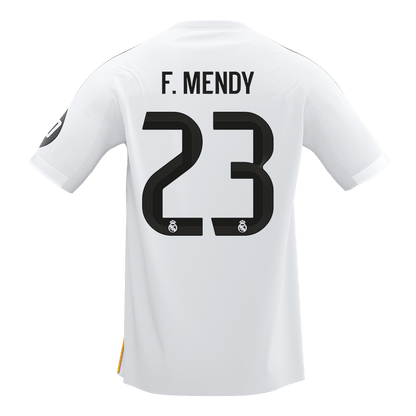 F.MENDY #23 Real Madrid Domicile Maillot 2025/26 Blanc - Super