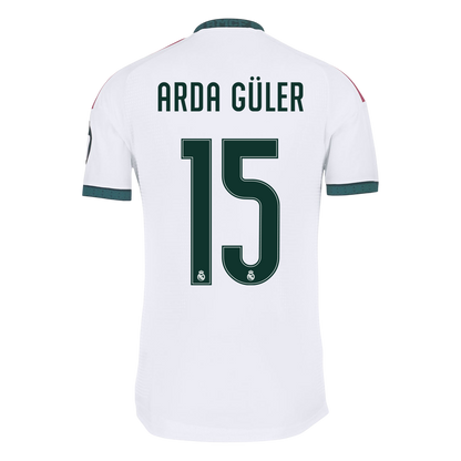 ARDA GÜLER #15 Real Madrid Domicile Maillot 2026/27 Blanc Joueur