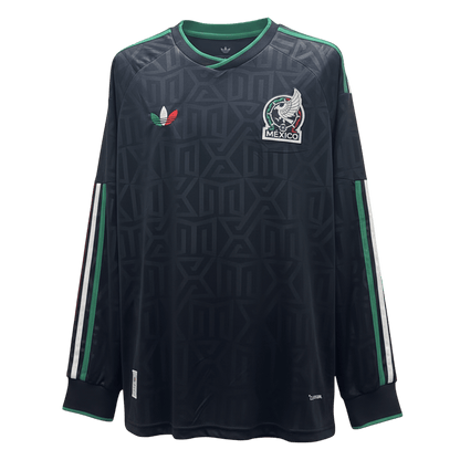 Mexico Thuisshirt Lange Mouwen - WK 2026 Zwart Grote Maat