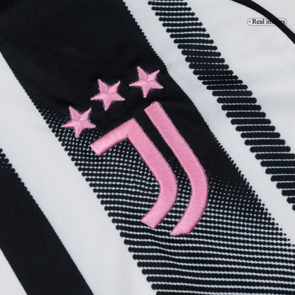 Juventus Domicile Maillot Manches Longues 2025/26 Noir&Blanc Grande Taille