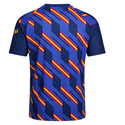 Spanje Pre-Match Shirt - Wereldkampioenschap 2026 Marineblauw Grote Maten