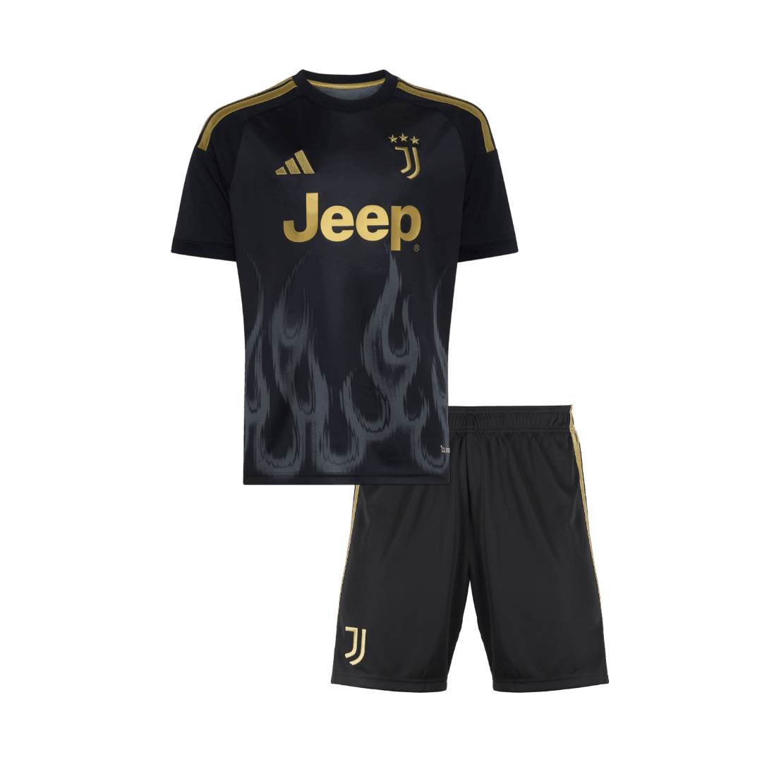 Juventus Third Maillot Kit 2026/27 Enfant Noir