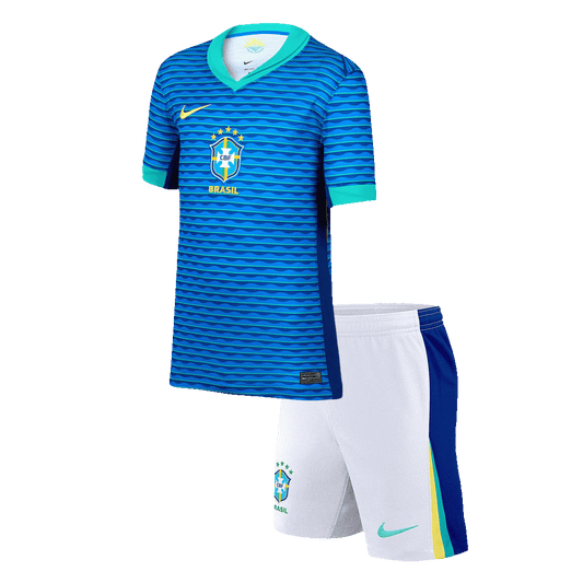 Brésil Extérieur Maillot Kit 2024 Enfant - Mon Maillot Foot Store