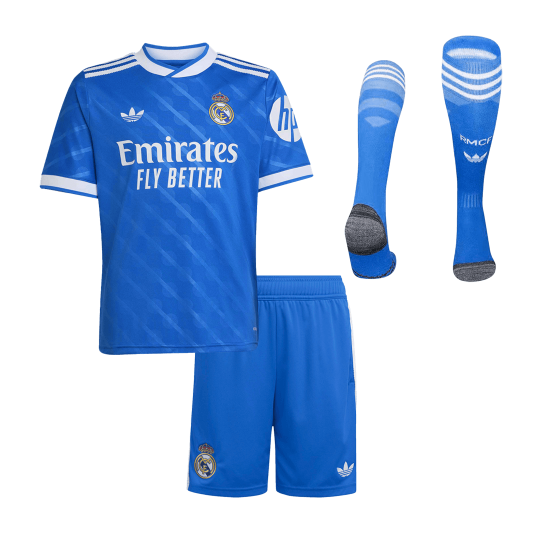 Real Madrid Third Maillot Kit 2025/26 Enfant Bleu