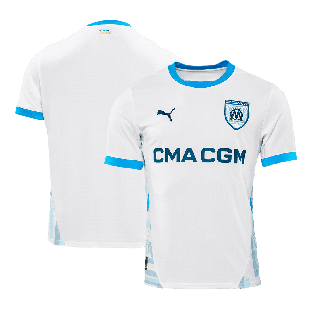 Olympique de Marseille Domicile Maillot 2024/25 Grande Taille