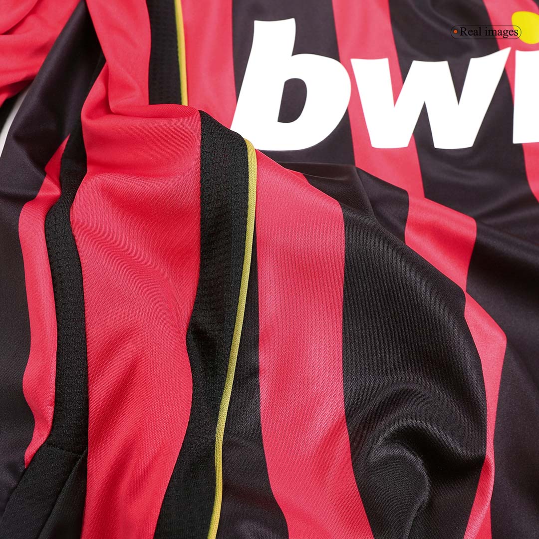 Vintage Milan AC Domicile Maillot Manches Longues 2006/07