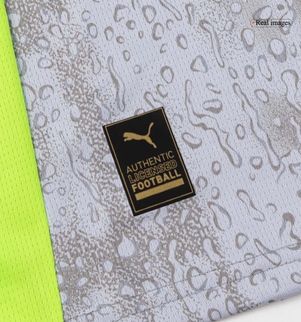 Manchester City Third Maillot Kit 2025/26 Enfant Gris