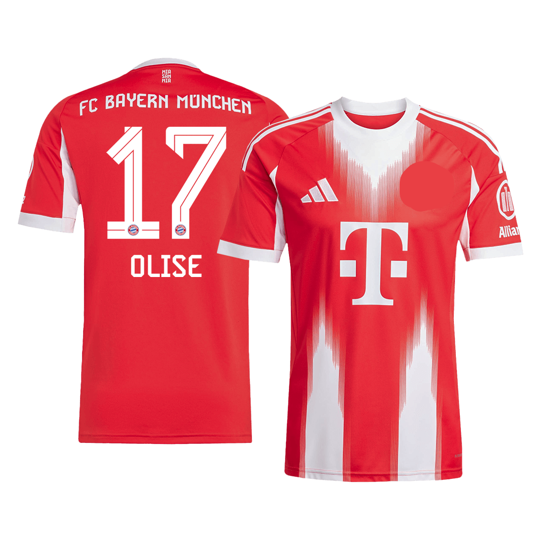 OLISE #17 Munich Domicile Maillot 2025/26 Rouge