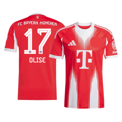 OLISE #17 Munich Domicile Maillot 2025/26 Rouge
