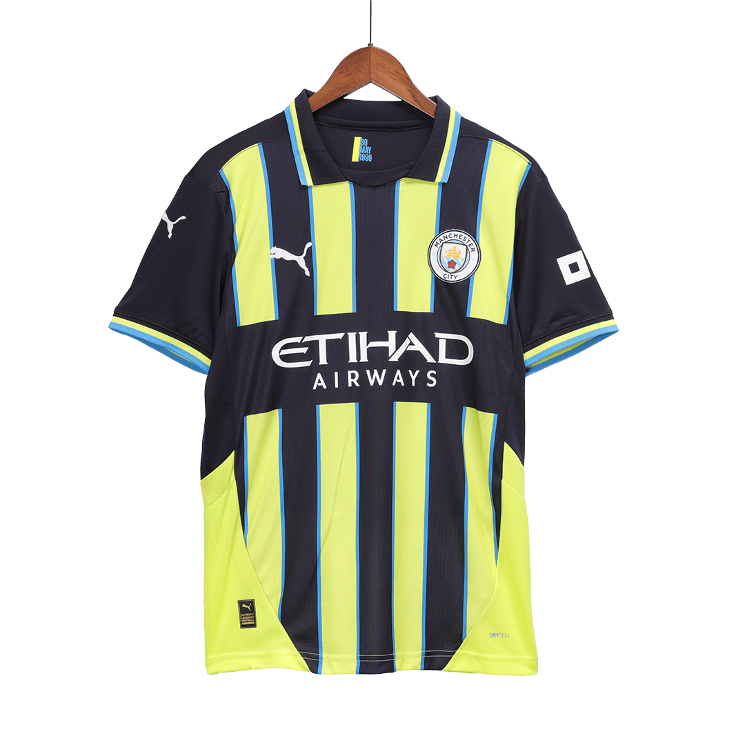 Manchester City Extérieur Maillot 2024/25 Grande Taille