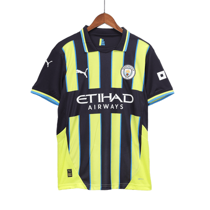Manchester City Extérieur Maillot 2024/25 Grande Taille