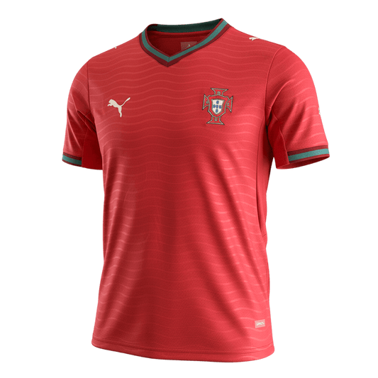 Portugal Domicile Maillot Coupe du Monde 2026 Rouge Grande Taille