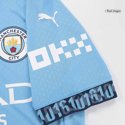 Manchester City Domicile Maillot 2024/25 Authentique Grande Taille