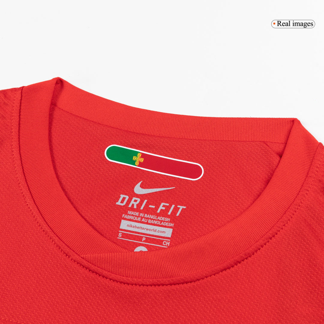 Retro Portugal Domicile Maillot 2010 Rouge