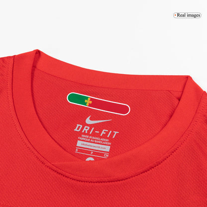 Retro Portugal Domicile Maillot 2010 Rouge