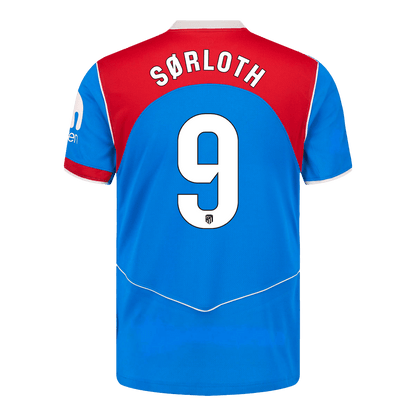 SØRLOTH #9 Atlético Derde Thuisshirt 2025/26 Blauw
