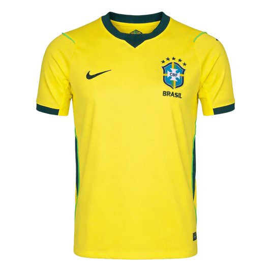 Brésil Domicile Maillot - Coupe du Monde 2026 Jaune Grande Taille
