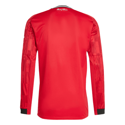 Manchester United Domicile Maillot Manches Longues 2025/26 Grande Taille